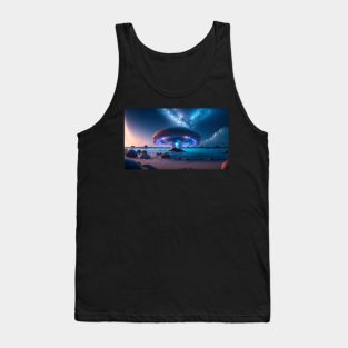 Fantasy mushroom cinematic light Tank Top